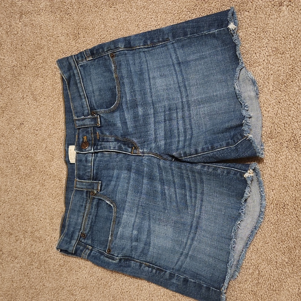J. Crew stretch denim shorts, size 26